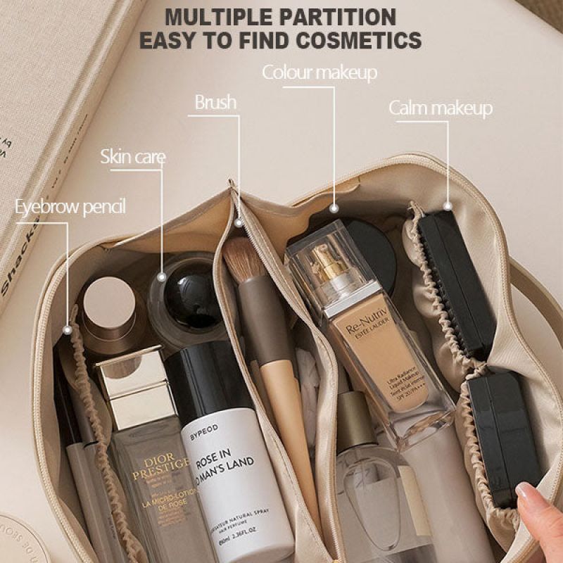 Multifunctional Travel Cosmetic Bag Large Capacity Women Toiletries Organizer