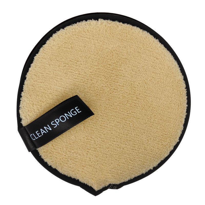 Water Makeup Remover Powder Puff Short Hair Round Face Wash Makeup Remover Sponge
