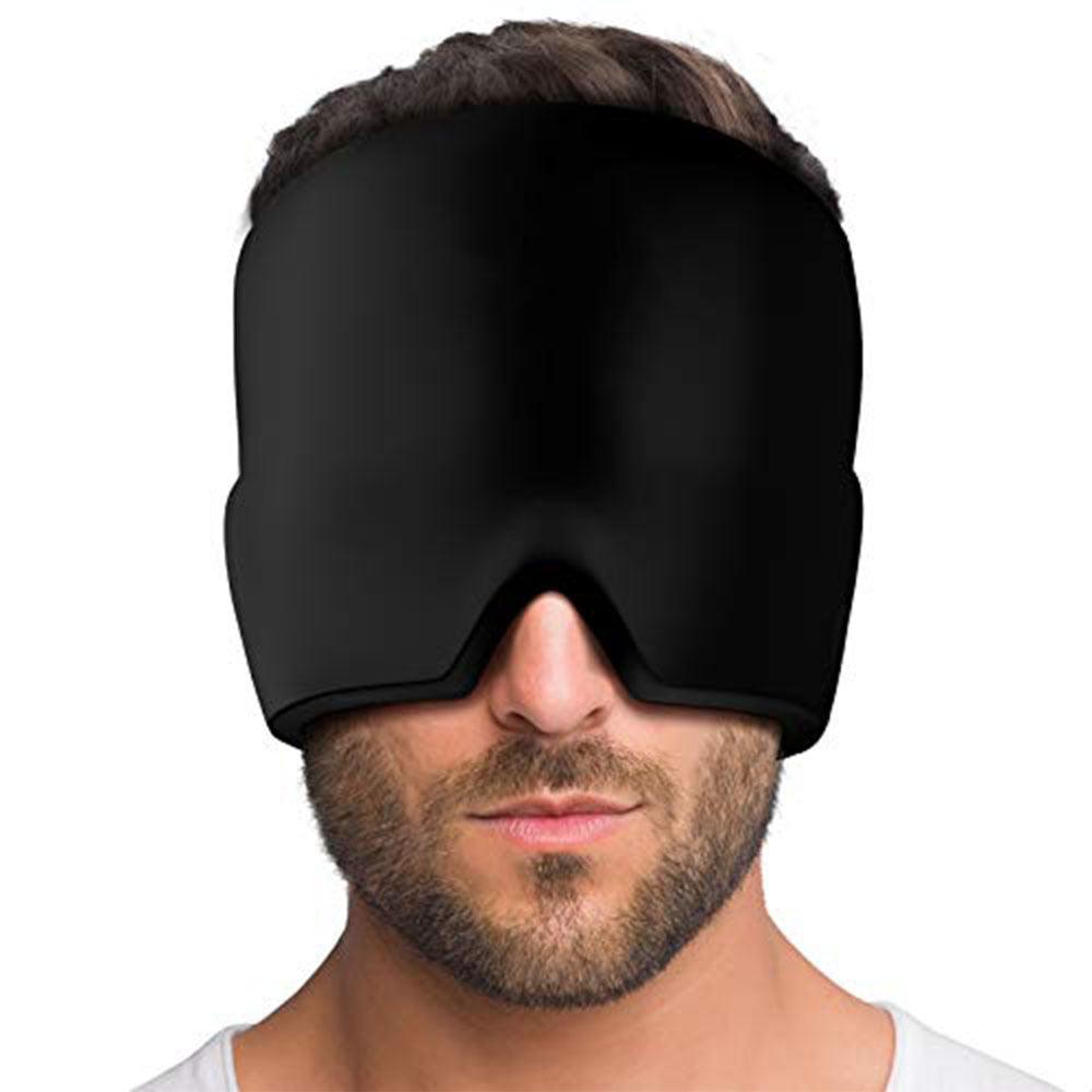 Migraine Relief Cold Therapy Comfortable Head Wrap Ice Pack Eye Mask For Puffy Eyes