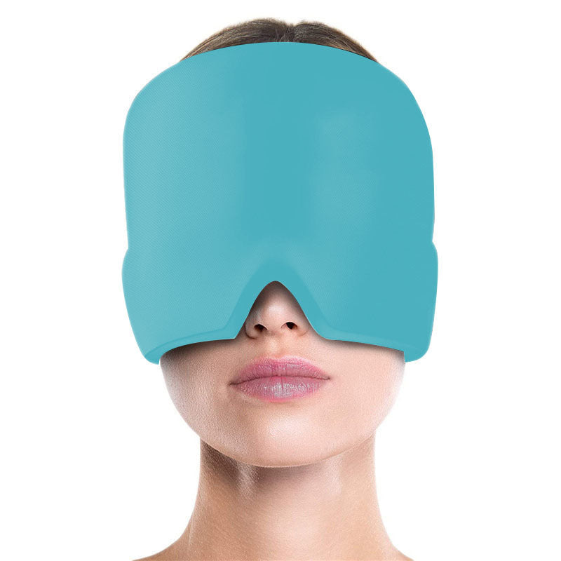 Migraine Relief Cold Therapy Comfortable Head Wrap Ice Pack Eye Mask For Puffy Eyes