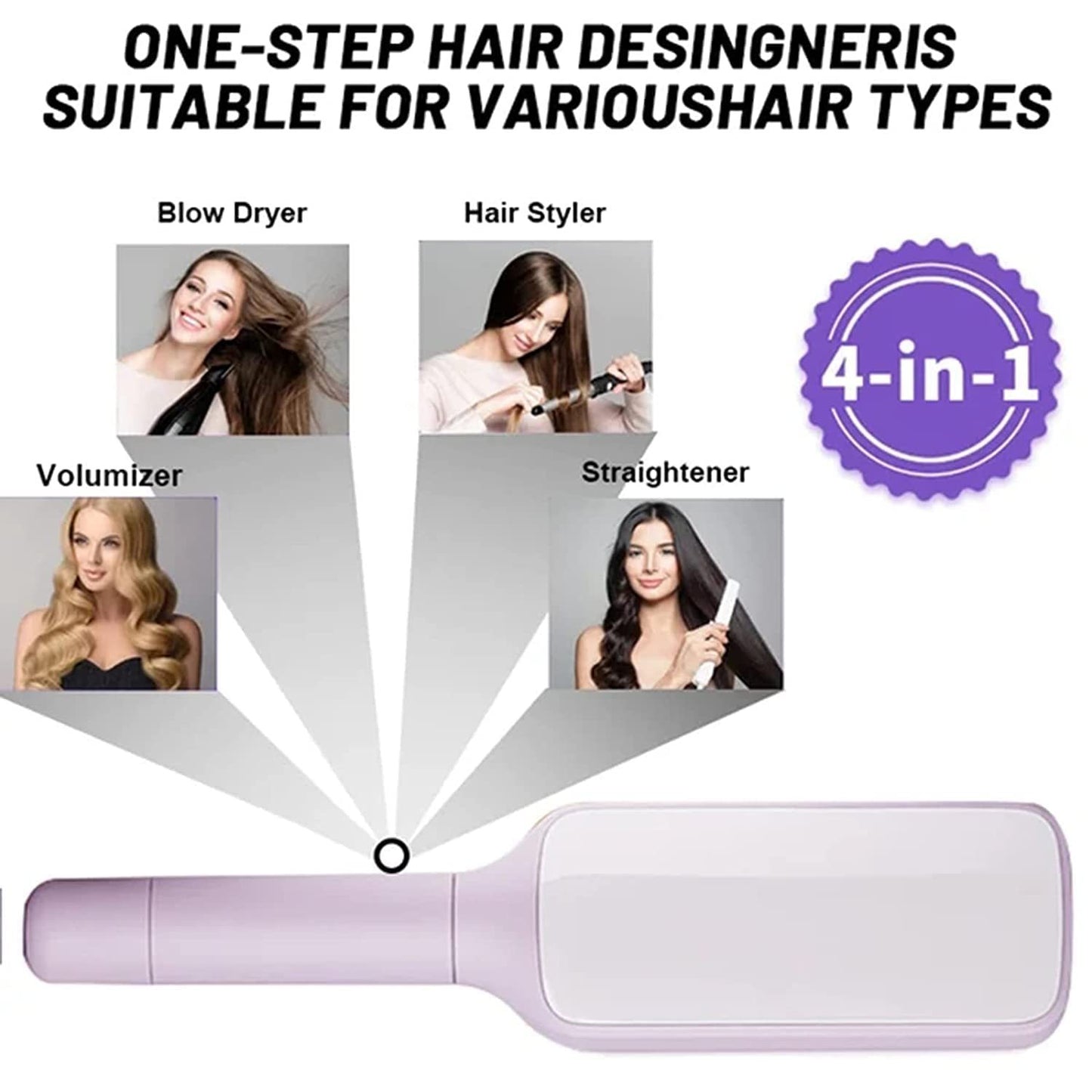 Self Cleaning Hair Brush Anti-Static Massage Comb Scalable Rotate Lifting Self Cleaning Hairbrush