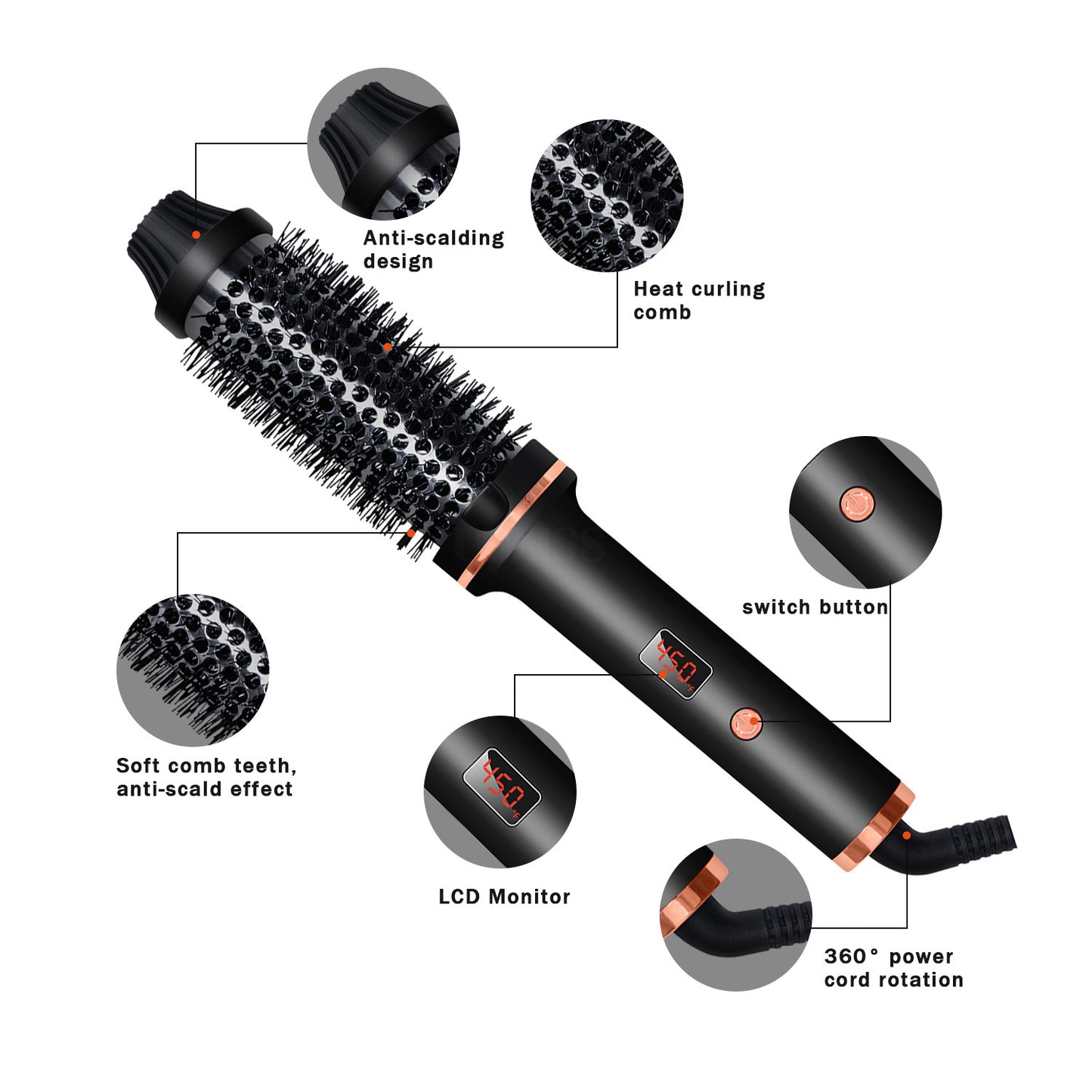 The All-in-One Hair Curler & Straightener