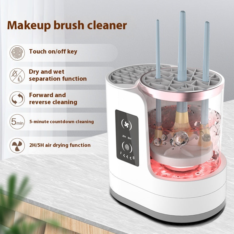 Rechargeable Electric Makeup Brush Cleaning tool Standing Device