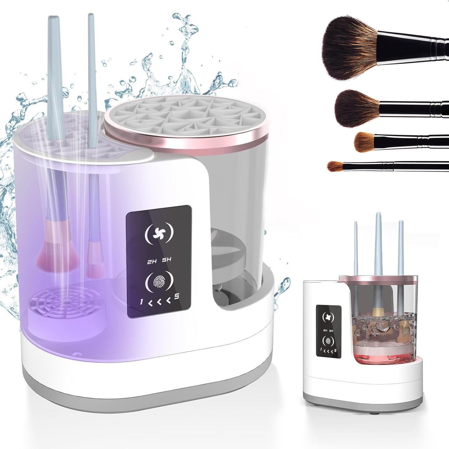 Rechargeable Electric Makeup Brush Cleaning tool Standing Device
