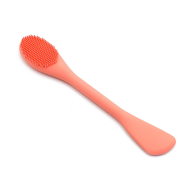 Facial Cleansing Brush, 2 in 1 Silicone Face Mask Brush & Face Scrubber