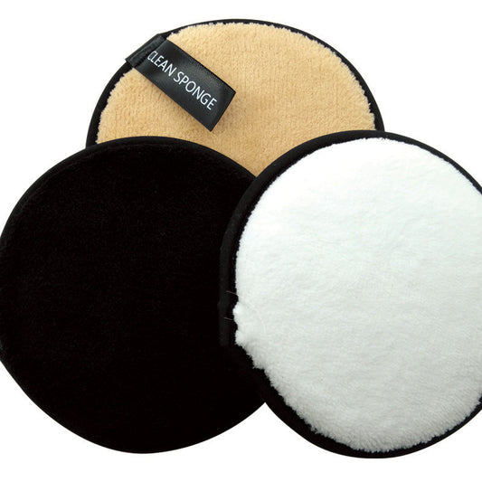 Water Makeup Remover Powder Puff Short Hair Round Face Wash Makeup Remover Sponge