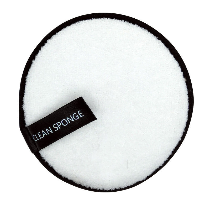 Water Makeup Remover Powder Puff Short Hair Round Face Wash Makeup Remover Sponge