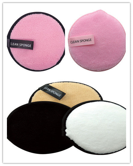 Water Makeup Remover Powder Puff Short Hair Round Face Wash Makeup Remover Sponge