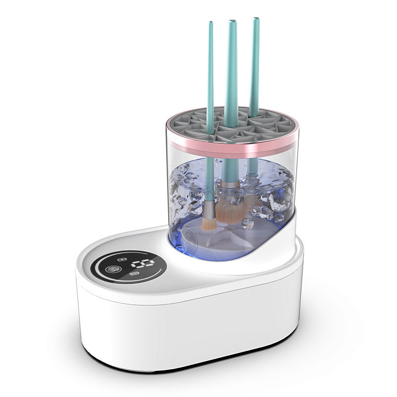 Rechargeable Electric Makeup Brush Cleaning tool Standing Device