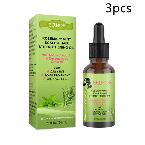 Rosemary Mint Scalp & Hair Strengthening Oil for All Hair Types
