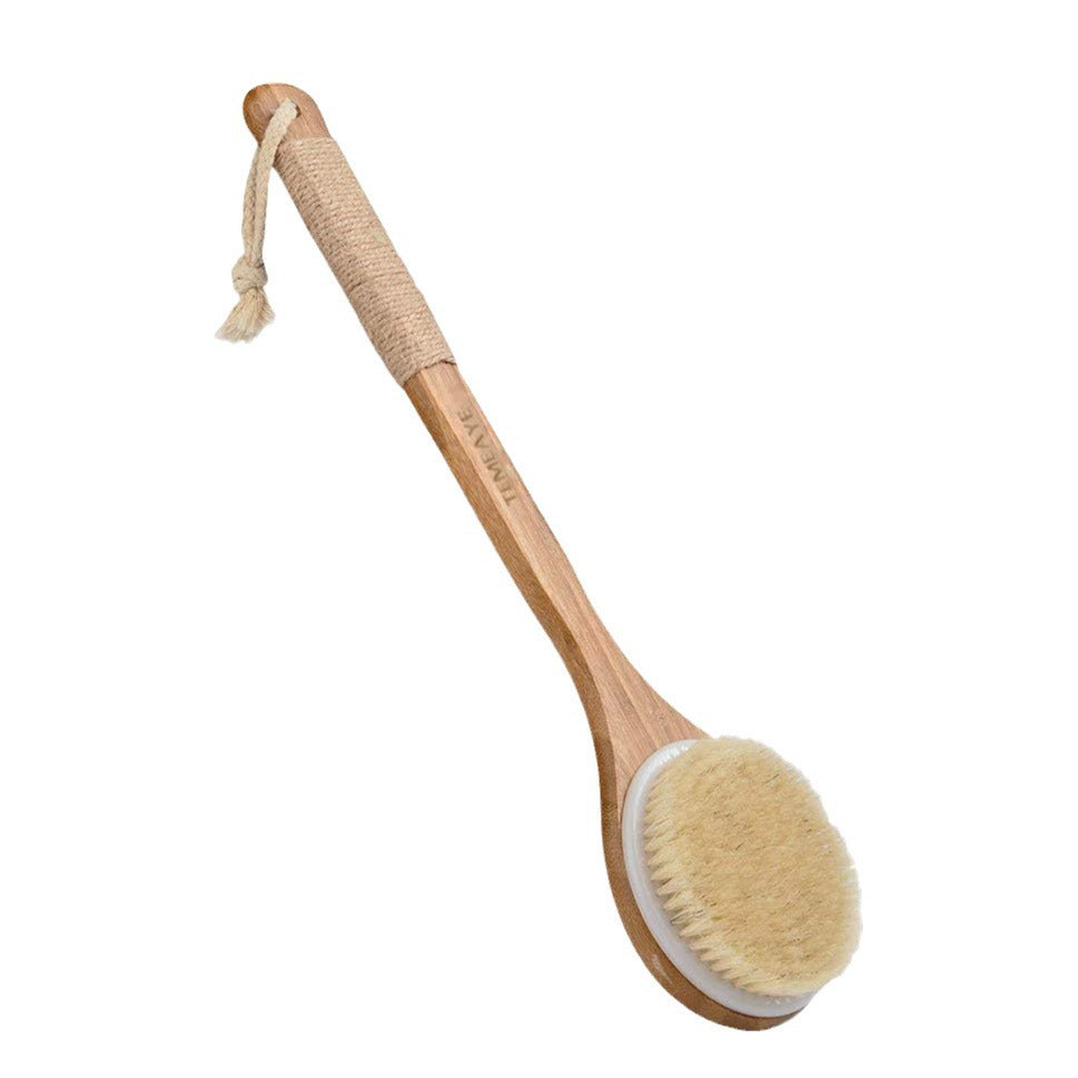 Bath Brush Suit Long Handle Bristle Brush Rub Back Massage Brush