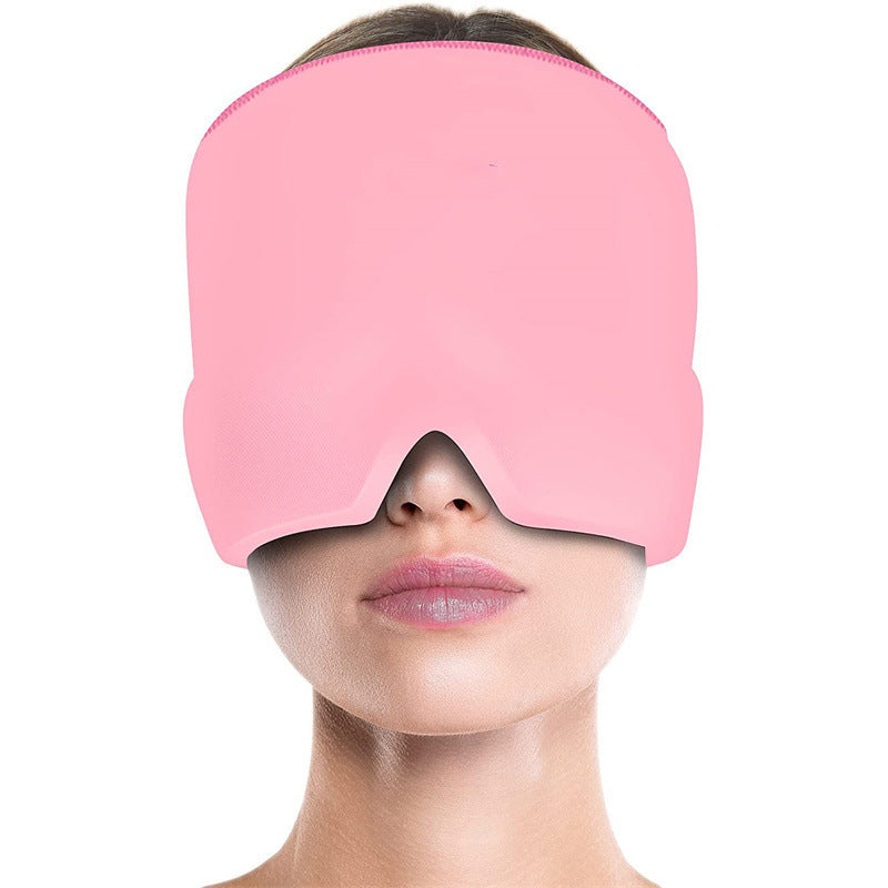 Migraine Relief Cold Therapy Comfortable Head Wrap Ice Pack Eye Mask For Puffy Eyes