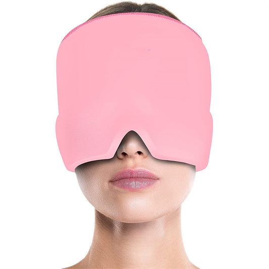 Migraine Relief Cold Therapy Comfortable Head Wrap Ice Pack Eye Mask For Puffy Eyes